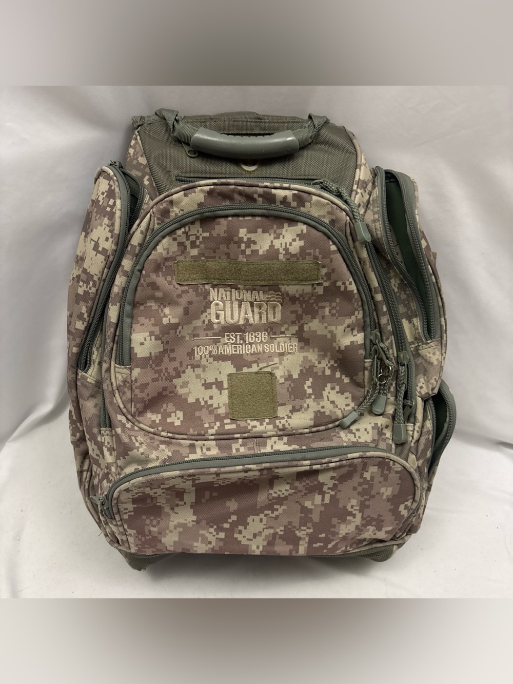 National Guard Tactical Camo Back Pack Camping Hiking Bag Multi Pocket Tactical